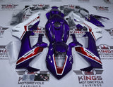 Honda CBR1000RR Fairings (2017-2025) Purple, Red, White from KingsMotorcycleFairings.com
