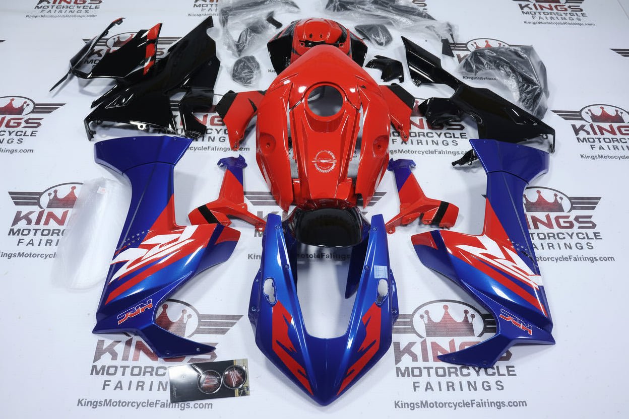 Honda CBR1000RR Fairings (2017-2025) Red, Blue, Black, White at KingsMotorcycleFairings.com