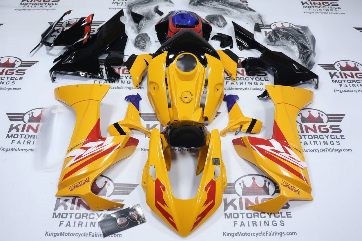 Honda CBR1000RR Fairings (2017-2025) Yellow, Black, Red, White, Blue from KingsMotorcycleFairings.com