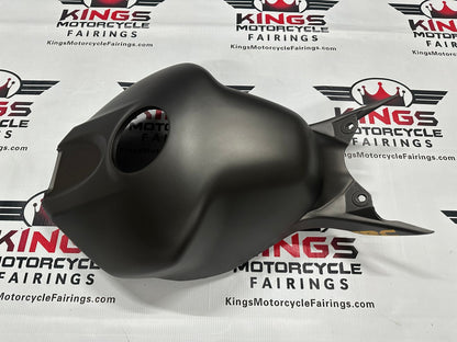 Honda CBR1000RR Tank Fairing (2004-2005) Matte Black, Light Orange Repsol at KingsMotorcycleFairings.com