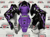 Honda CBR 1000RR (2004-2005) Purple, Black Leyla Fairings by KingsMotorcycleFairings.com