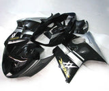 Honda CBR 1100XX Fairings (1996-2007) Black, Silver Stripe at KingsMotorcycleFairings.com