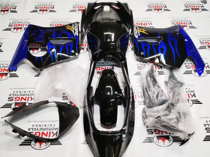 Honda CBR1100XX Super Blackbird Fairing Kit (1996-2007) Black, Blue Fire, White, Gold at KingsMotorcycleFairings.com