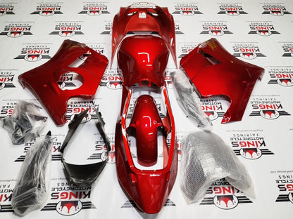 Honda CBR1100XX Super Blackbird Fairing Kit (1996-2007) Red, Chrome, Gold at KingsMotorcycleFairings.com