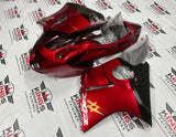 Honda CBR1100XX Super Blackbird Fairings (1996-2007) Candy Apple Red, Black at KingsMotorcycleFairings.com