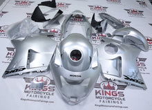 Honda CBR1100XX Super Blackbird Fairings (1996-2007) Silver, Black at KingsMotorcycleFairings.com