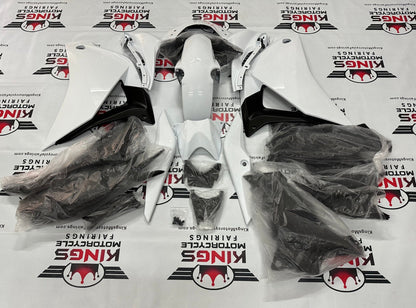 Honda CBR125R Fairing set (2011-2016) White Gloss, Matte Black at KingsMotorcycleFairings.com