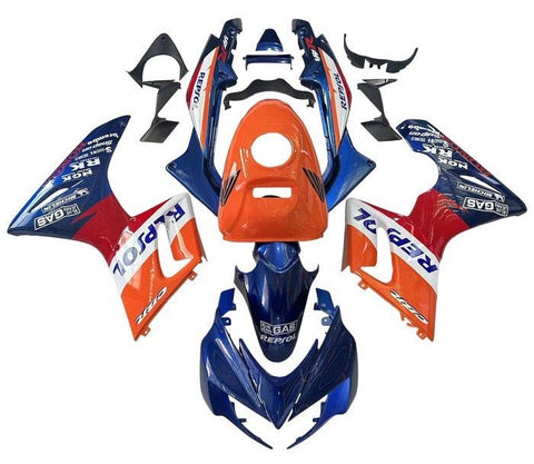 Honda CBR125R Fairings (2002-2006) Blue, Orange, Red Repsol at KingsMotorcycleFairings.com