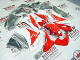 Honda CBR125R Fairings (2011-2016) Red, White #93 by KingsMotorcycleFairings.com