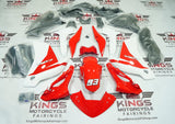Honda CBR125R Fairings (2011-2016) Red, White #93 at KingsMotorcycleFairings.com