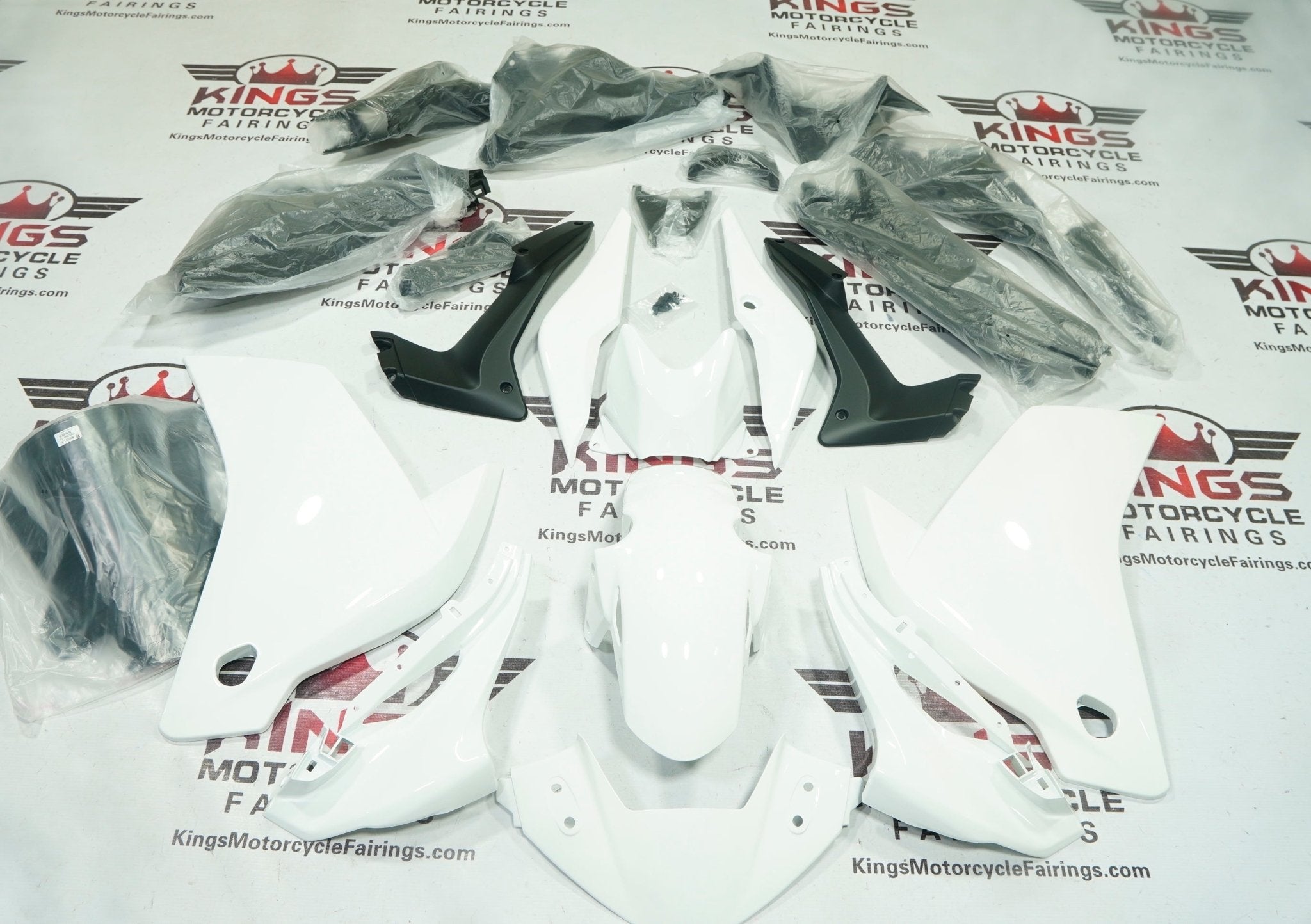 Honda CBR125R Fairings (2011-2016) White Gloss at KingsMotorcycleFairings.com