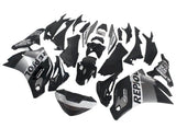 Honda CBR250R Fairings (2011-2014) Black, Gray, White Repsol at KingsMotorcycleFairings.com