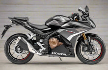 Honda CBR 400R Fairings (2022) Matte Silver, Black, White at KingsMotorcycleFairings.com