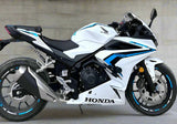 Honda CBR400R Fairings (2022) White, Blue, Black at KingsMotorcycleFairings.com