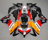 Honda CBR500R Fairings (2013-2015) Orange, Red, White Repsol at KingsMotorcycleFairings.com