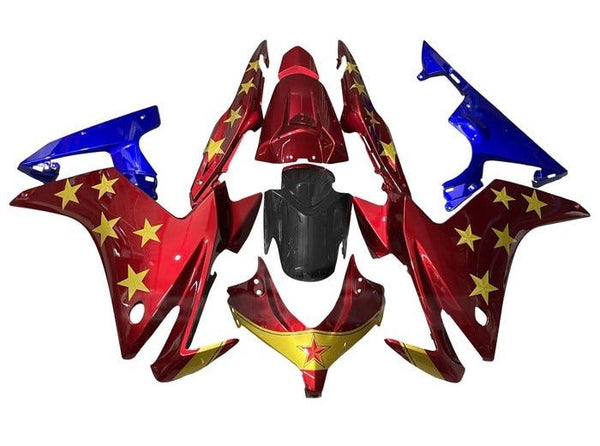 Honda CBR500R Fairings (2013-2015) Red, Gold, Wonder Woman at KingsMotorcycleFairings.com