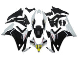 Honda CBR500R Fairings (2013-2015) White, Black, Desno at KingsMotorcycleFairings.com