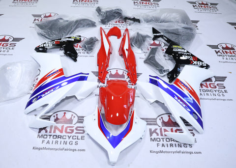 Honda CBR500R Fairings (2013-2015) White, Blue, Red, Black HRC at KingsMotorcycleFairings.com