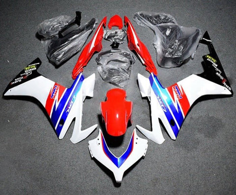 Honda CBR500R Fairings (2013-2015) White, Red, Blue HRC at KingsMotorcycleFairings.com