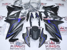Honda CBR500R Fairing Set (2016-2018) Matte Black, Matte Blue at KingsMotorcycleFairings.com.