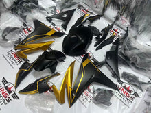 Honda CBR500R Fairings (2016-2018) Matte Black, Matte Gold from KingsMotorcycleFairings.com