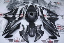 Honda CBR500R Fairings (2016-2018) Matte Black, Silver at KingsMotorcycleFairings.com