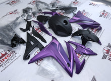 Honda CBR500R Fairings (2016-2018) Matte Purple, Light Purple, Black from KingsMotorcycleFairings.com.