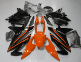Honda CBR500R Fairings (2016-2018) Orange, Black at KingsMotorcycleFairings.com