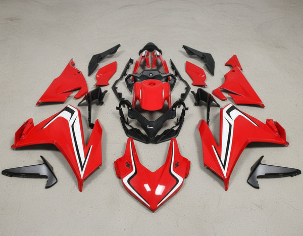 Honda CBR500R Fairings (2019-2021) Gloss Red, White, Black at KingsMotorcycleFairings.com