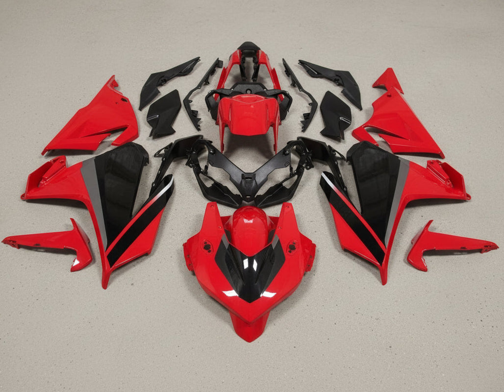Honda CBR500R Fairings (2019-2021) Red, Black, Gray at KingsMotorcycleFairings.com