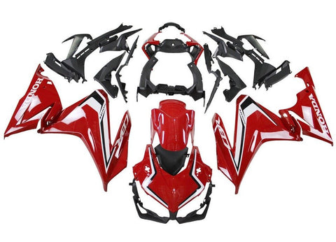 Honda CBR500R Fairings (2019-2021) Red, White, Black at KingsMotorcycleFairings.com