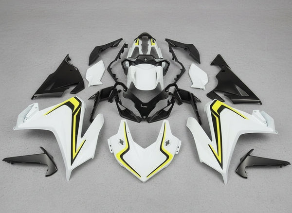 Honda CBR500R Fairings (2019-2021) White, Yellow, Black at KingsMotorcycleFairings.com