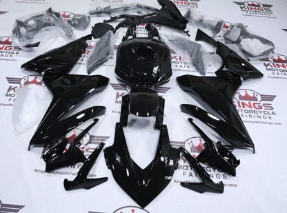 Honda CBR500R Fairings (2022-2023) All Black from KingsMotorcycleFairings.com