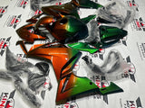Honda CBR 500R Fairings (2022-2023) Chameleon Orange, Green Fade at KingsMotorcycleFairings.com