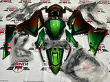 Honda CBR500R Fairings (2022-2023) Chameleon Orange, Green Fade by KingsMotorcycleFairings.com