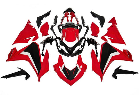 Honda CBR500R Fairings (2022-2023) Gloss Red, Black, White at KingsMotorcycleFairings.com