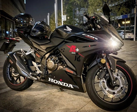 Honda CBR500R Fairings (2022-2023) Matte Black, Red, White at KingsMotorcycleFairings.com