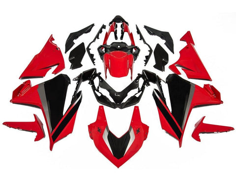 Honda CBR500R Fairings (2022-2023) Red, Black, Gray at KingsMotorcycleFairings.com
