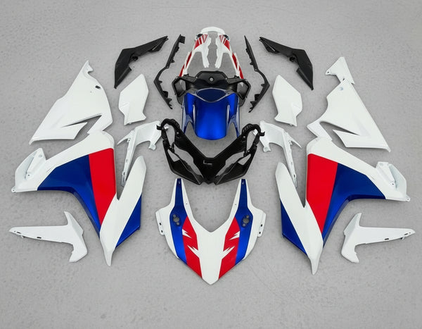Honda CBR500R Fairings (2022-2023) White, Blue, Red at KingsMotorcycleFairings.com