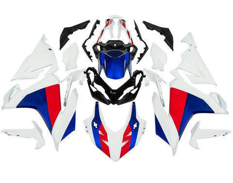 Honda CBR500R Fairings (2022-2023) White, Blue, Red at KingsMotorcycleFairings.com