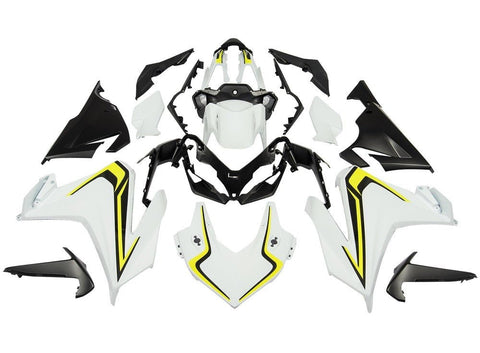 Honda CBR500R Fairings (2022-2023) White, Yellow, Black at KingsMotorcycleFairings.com