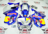 Honda CBR600F4 Fairings (1999-2000) Blue RedBull at KingsMotorcycleFairings.com
