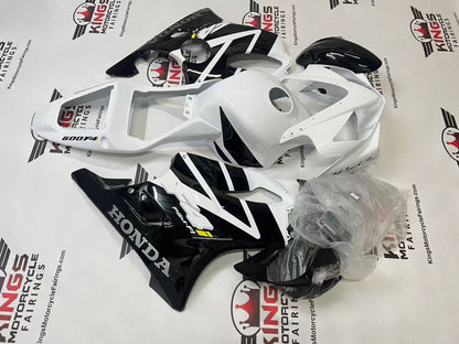 Honda CBR600F4i Fairing Set (2001-2003) White, Black, Silver at KingsMotorcycleFairings.com
