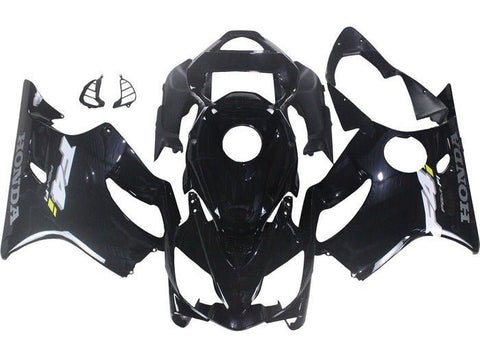 Honda CBR600 F4i Fairings (2001-2003) Black, White, Gray, Yellow at KingsMotorcycleFairings.com