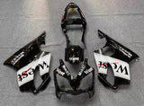 Honda CBR 600 F4i Fairings (2001-2003) Black, White, West at KingsMotorcycleFairings.com