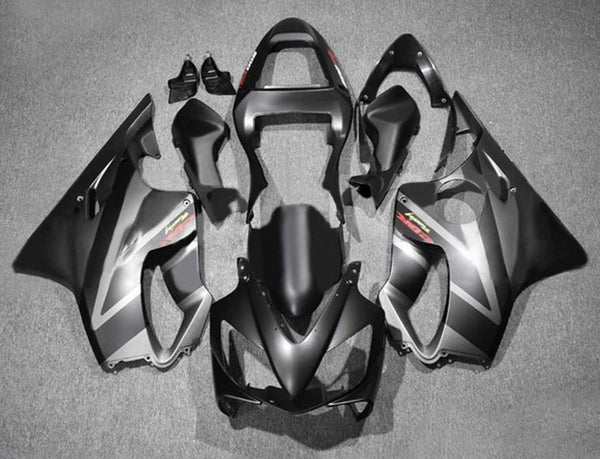 Honda CBR600 F4i Fairings (2001-2003) Matte Black, Gray at KingsMotorcycleFairings.com