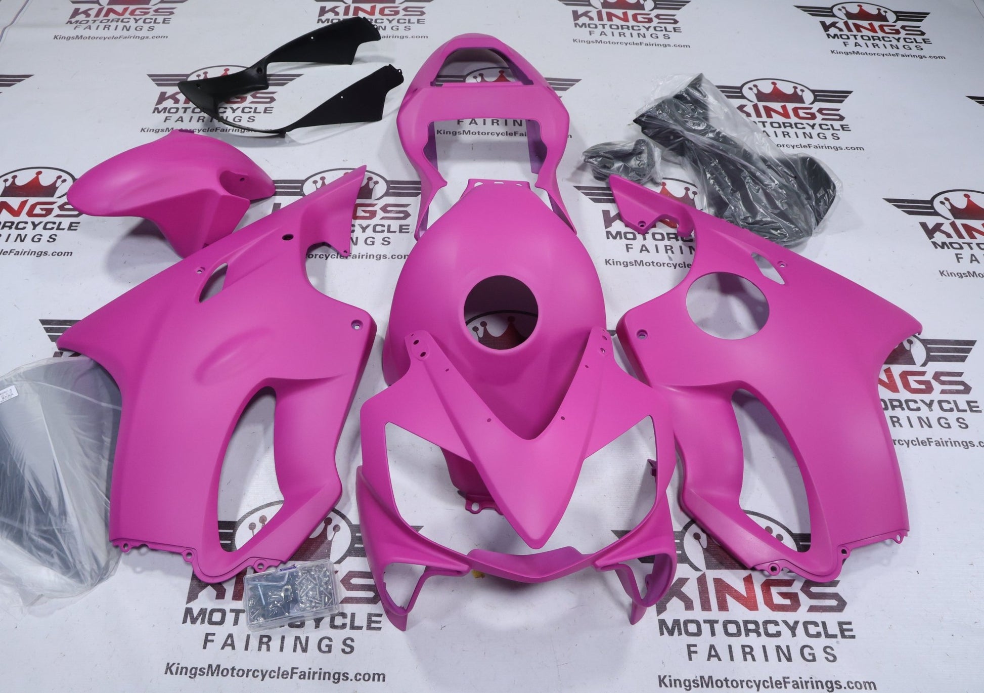 Honda CBR600F4i Fairings (2001-2003) Matte Pink at KingsMotorcycleFairings.com