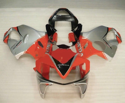 Honda CBR 600 F4i Fairings (2001-2003) Orange, Silver, Black at KingsMotorcycleFairings.com