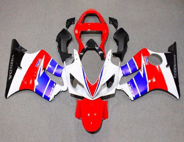 Honda CBR600 F4i Fairings (2001-2003) White, Red, Blue at KingsMotorcycleFairings.com