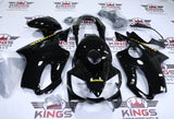 Honda CBR600F4i Fairings (2004-2007) Black, Metallic Gold from KingsMotorcycleFairings.com